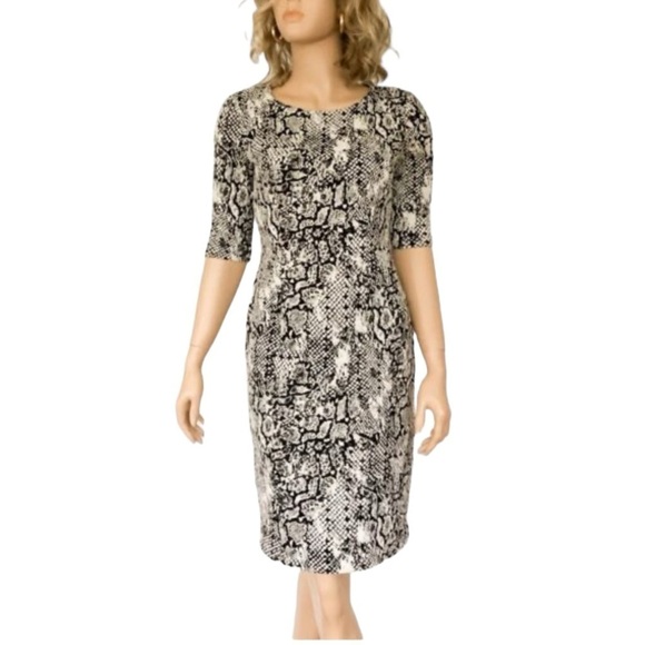 Betsey Johnson Dress Snake print  size 6‎ - Picture 1 of 8